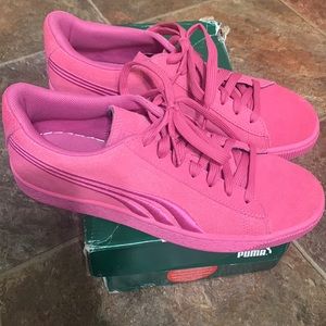 Suede classic badge jr pumas